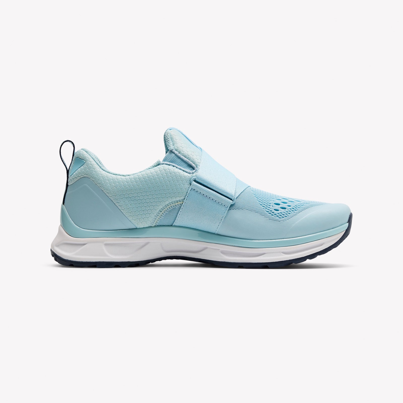 TIEM Athletic Slipstream Sky Blue Indoor Cycling Shoes | Inside View