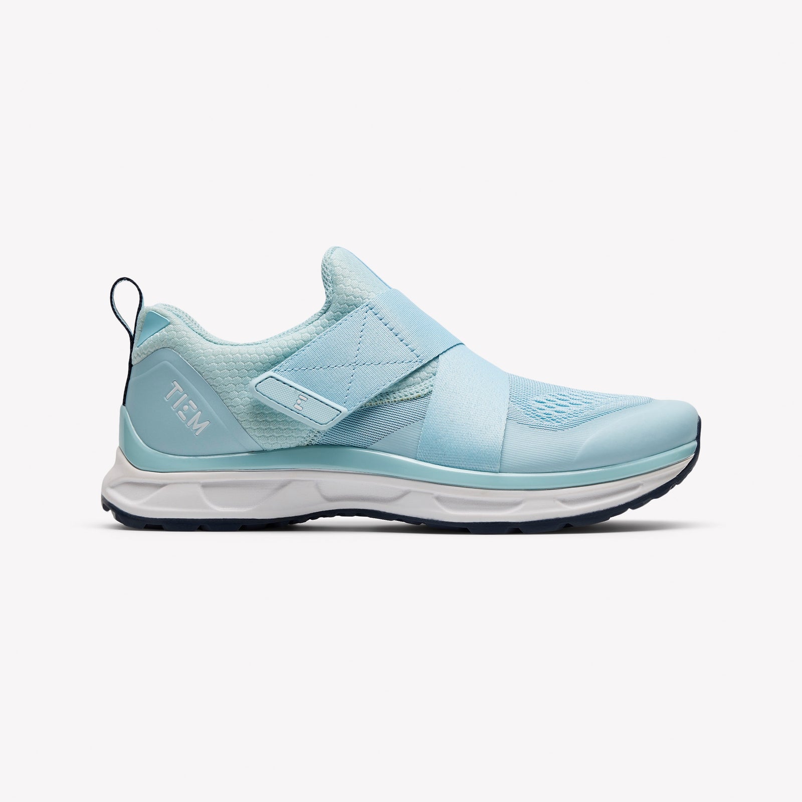 TIEM Athletic Slipstream Sky Blue Indoor Cycling Shoes | Right Shoe