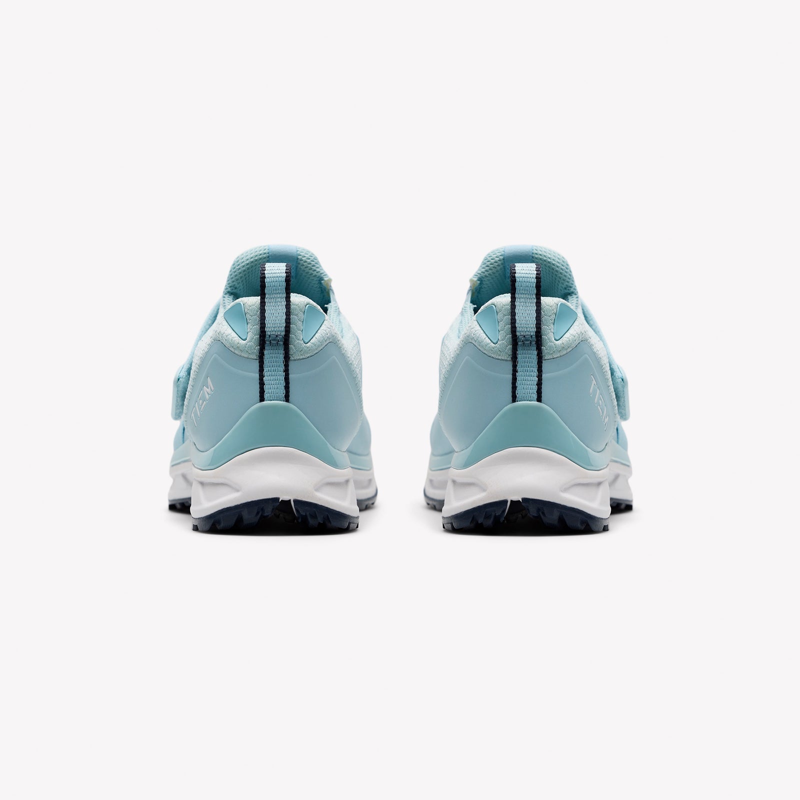 TIEM Athletic Slipstream Sky Blue Indoor Cycling Shoes | Heels