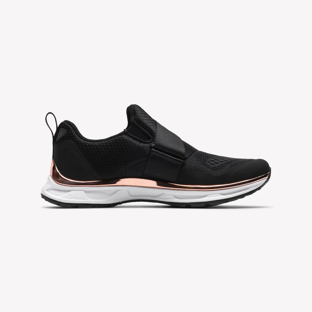 Rose gold cheap black shoes