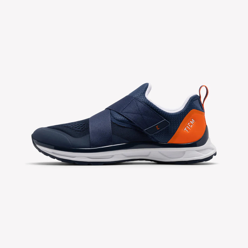 TIEM Athletic Slipstream Navy Orange TIEM Indoor Cycling Shoes tiemathletic