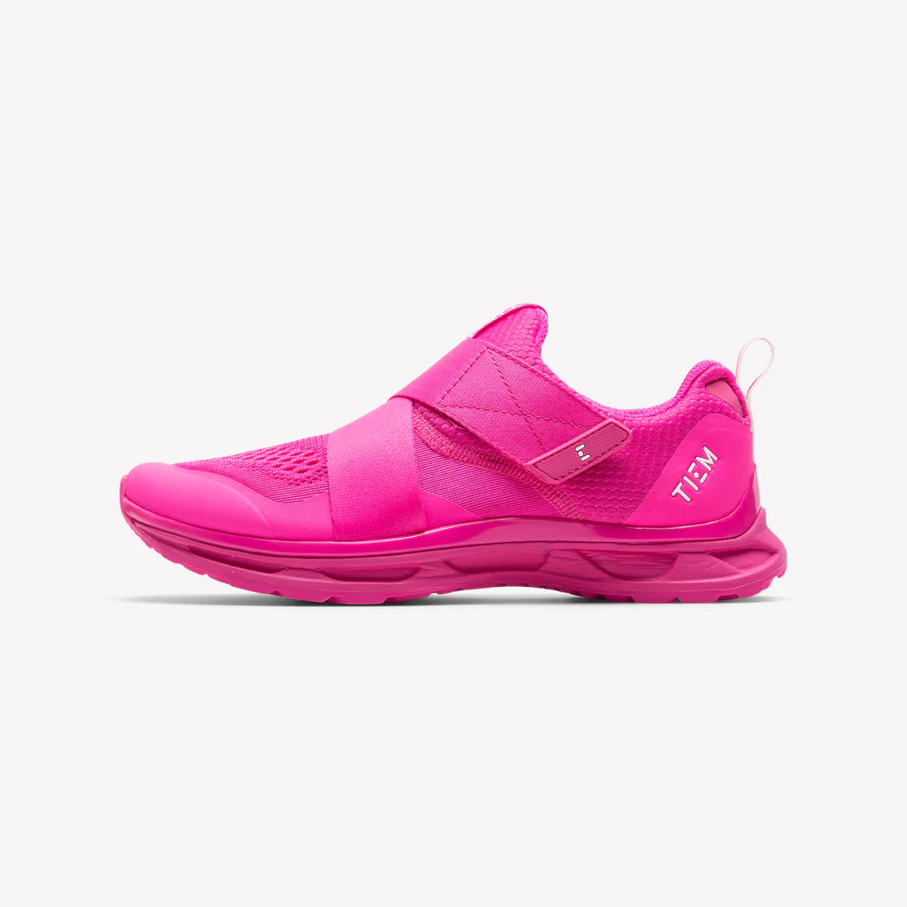 Womens pink top cycling shoes
