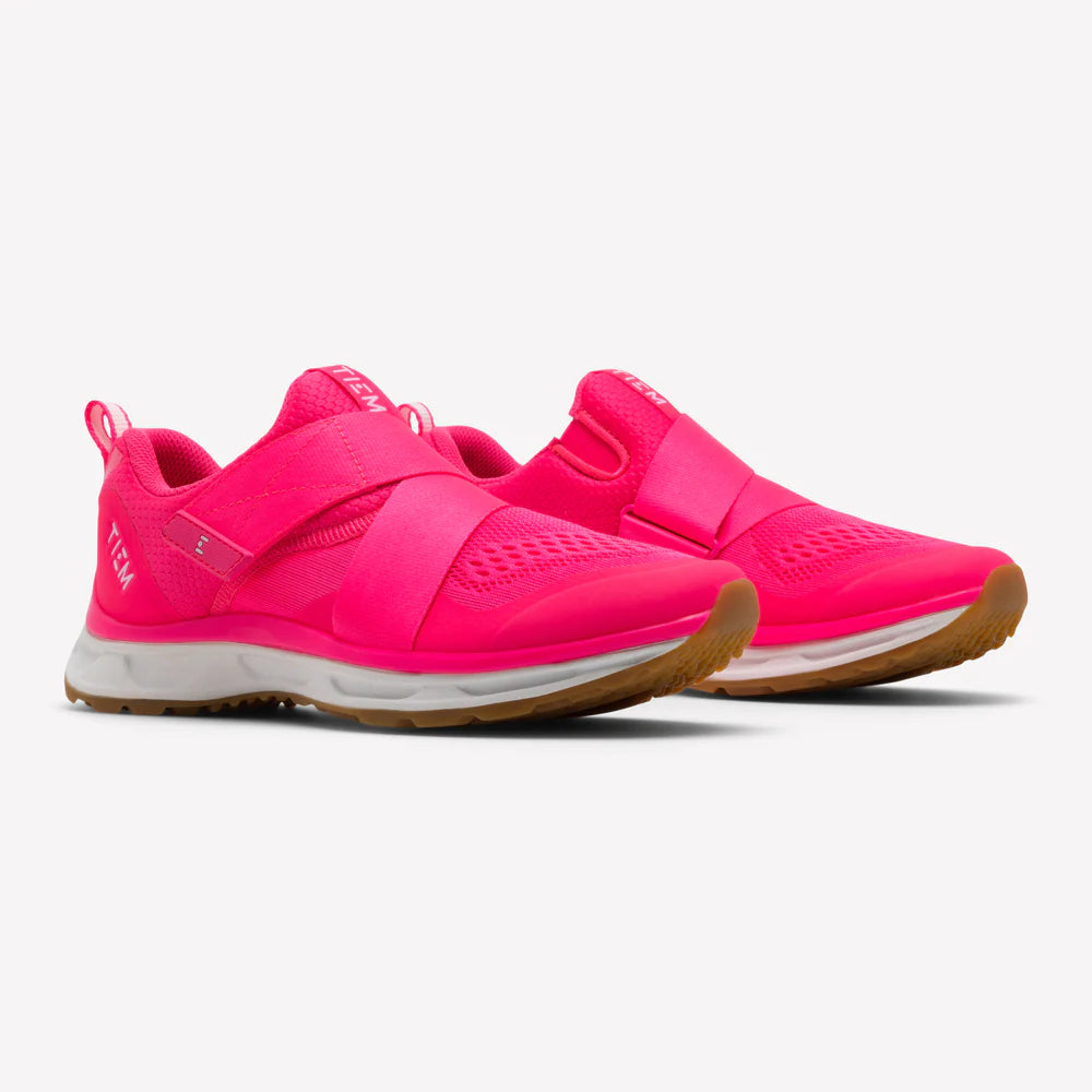 Pink cycling shoes on sale