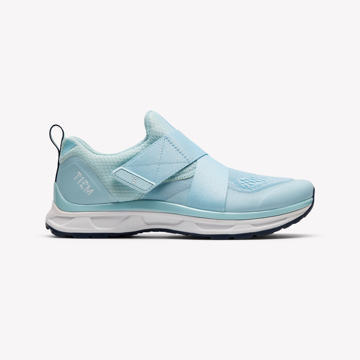 TIEM Athletic Slipstream Sky Blue Indoor Cycling Shoes | Right Shoe