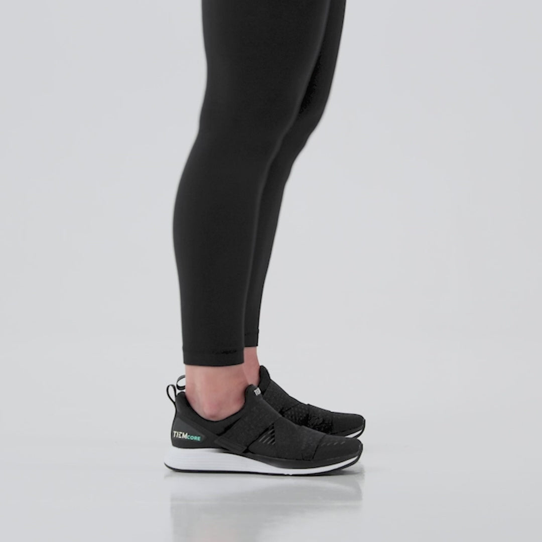 Latus - Jet Black Trainers | Non Cycling