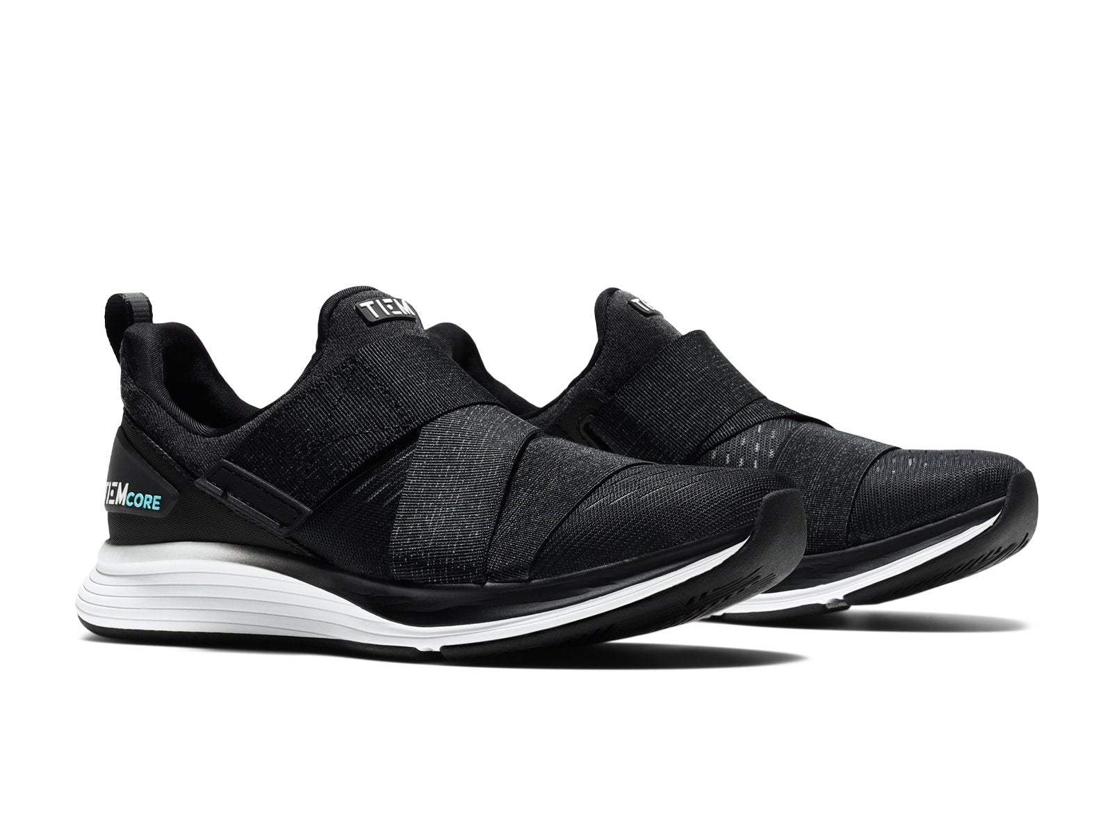 Latus Jet Black Trainers
