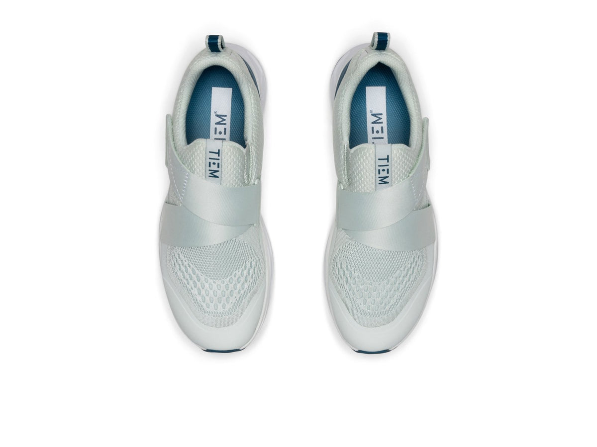 TIEM Athletic Slipstream Indoor Cycling Shoes | Top View | Pastel Green