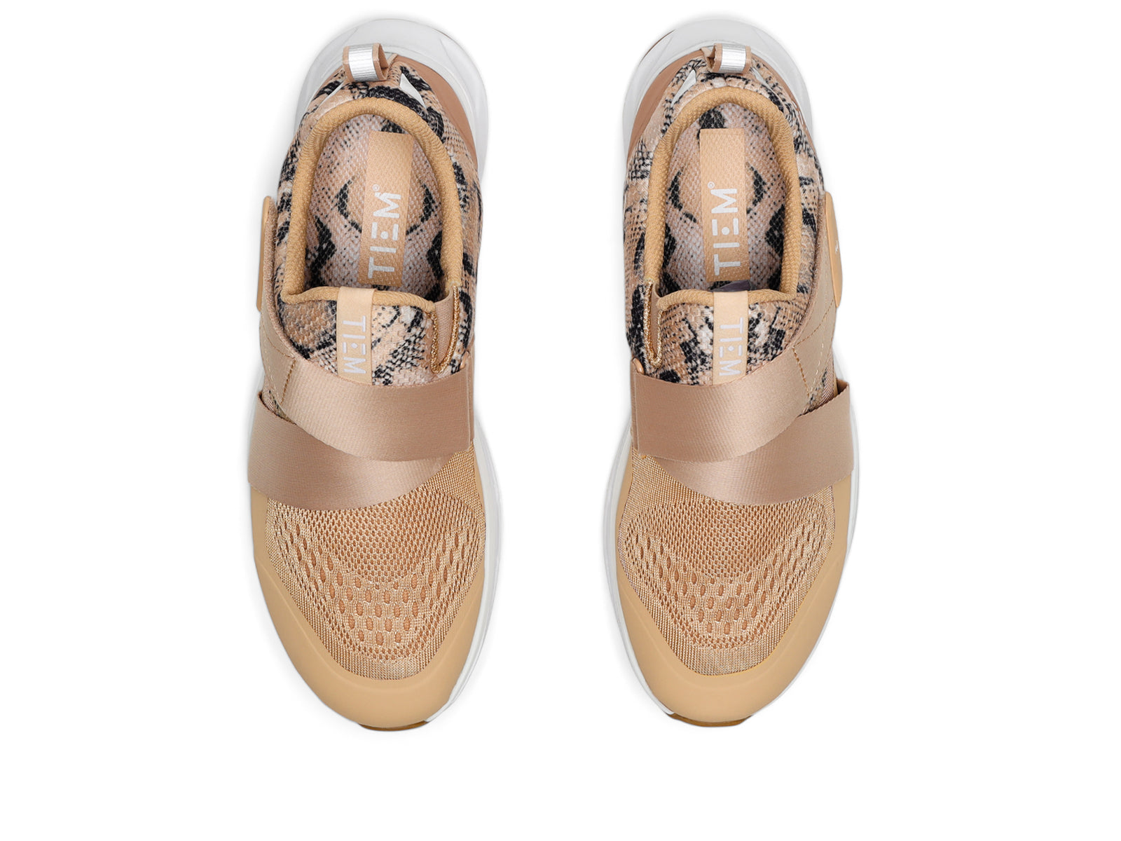 TIEM Athletic Slipstream Indoor Cycling Shoes | Top View | Sand Snake