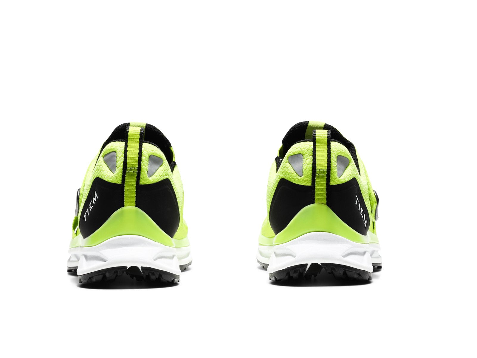 TIEM Athletic Slipstream Indoor Cycling Shoes | Back View | Bold Citron