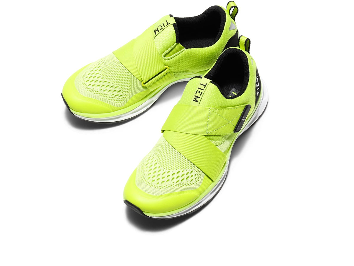TIEM Athletic Slipstream Indoor Cycling Shoes | Bold Citron