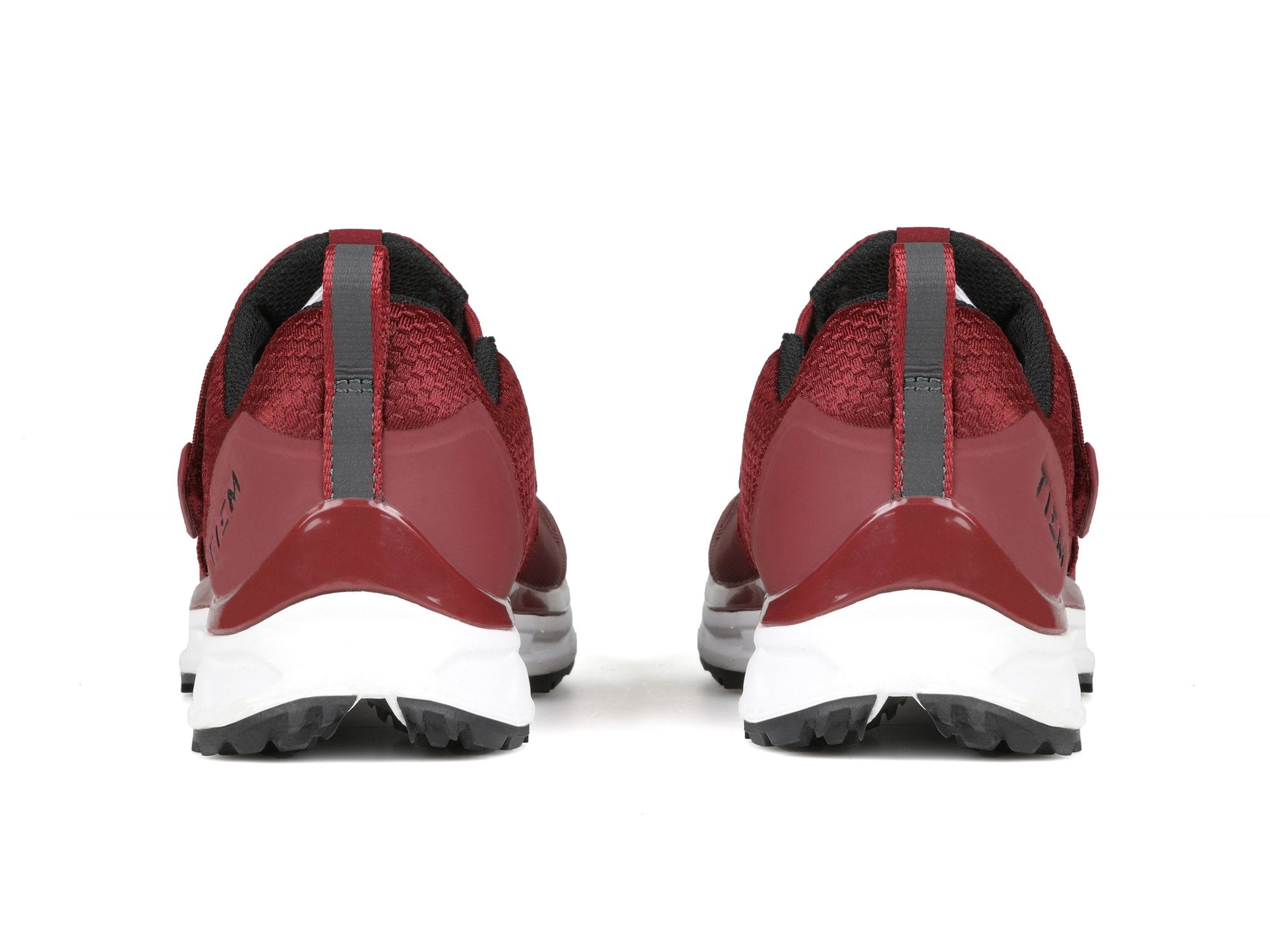 TIEM Athletic Slipstream Indoor Cycling Shoes | Back View | Merlot